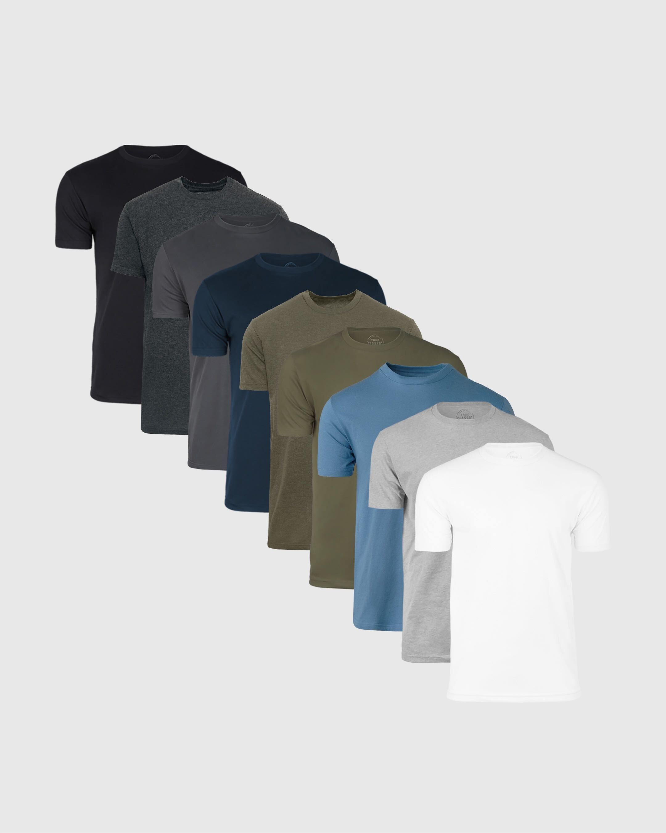 Image of Essential Crew Neck T-Shirt 9-Pack