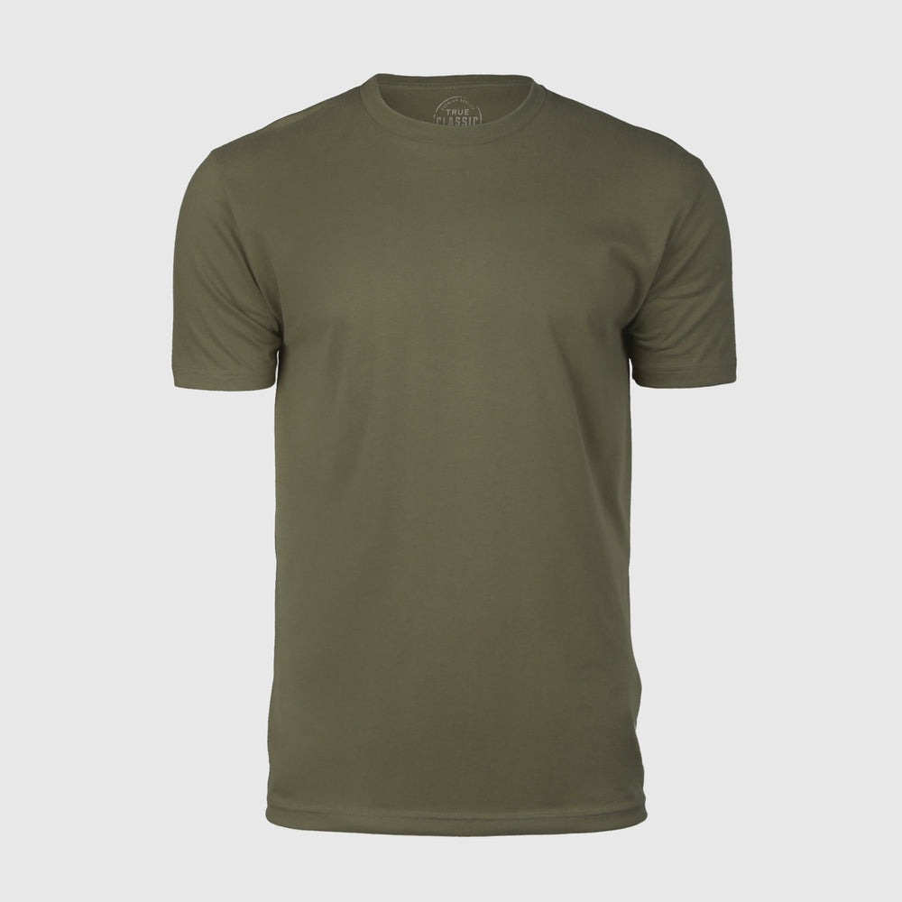 Buy Men Green Print Crew Neck T-shirt Online - 746186