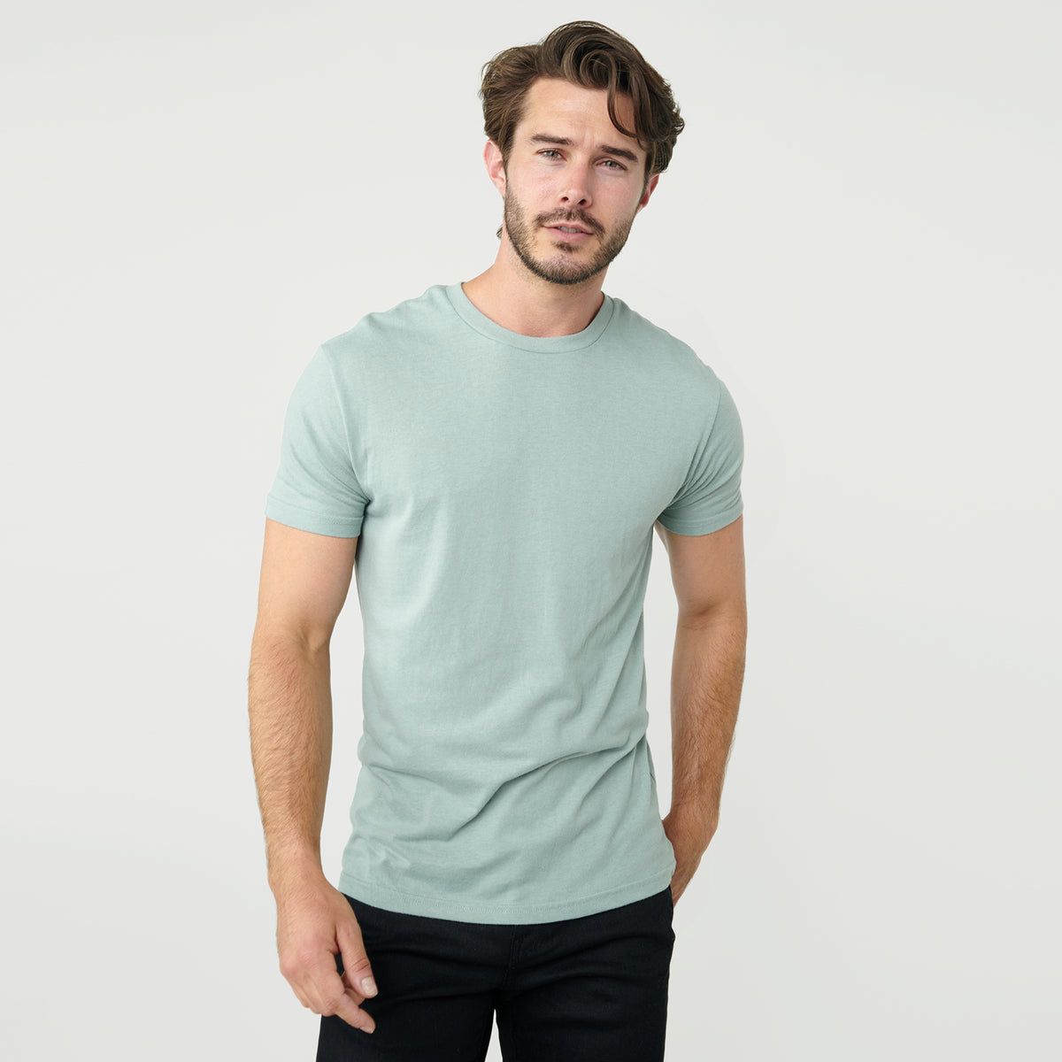 Sage Crew Neck T-Shirt – True Classic