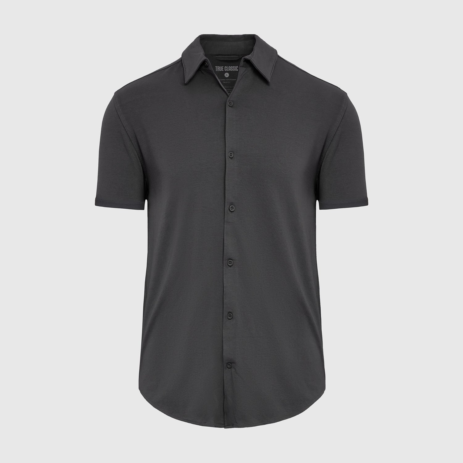 Black Short Sleeve Button Up Shirt – True Classic
