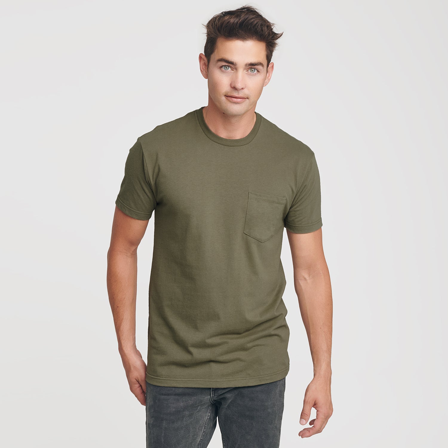 Carbon Pocket Crew Tee – True Classic