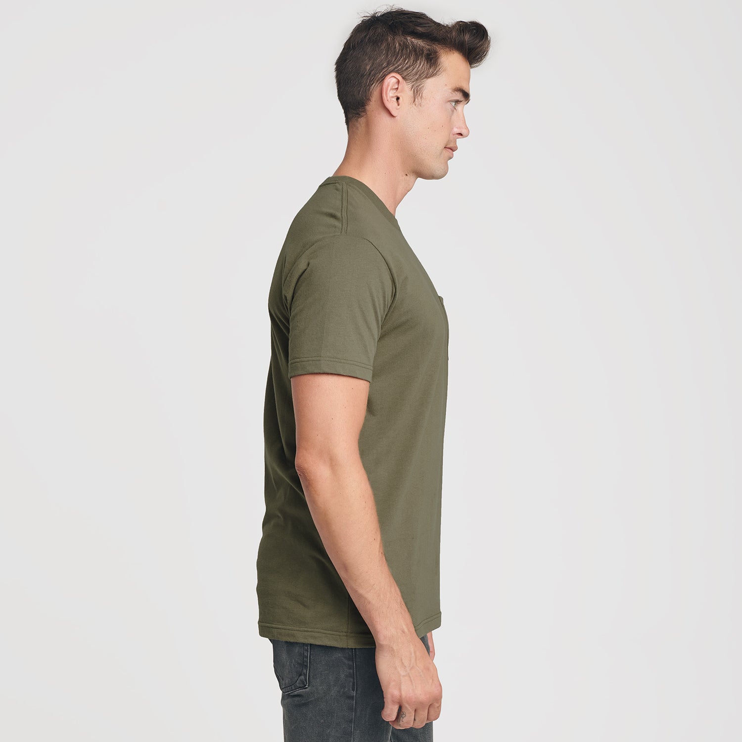 Carbon Pocket Crew Tee – True Classic