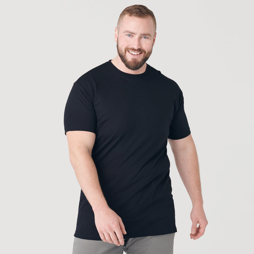 Men’s Long Black T-Shirt - True Classic