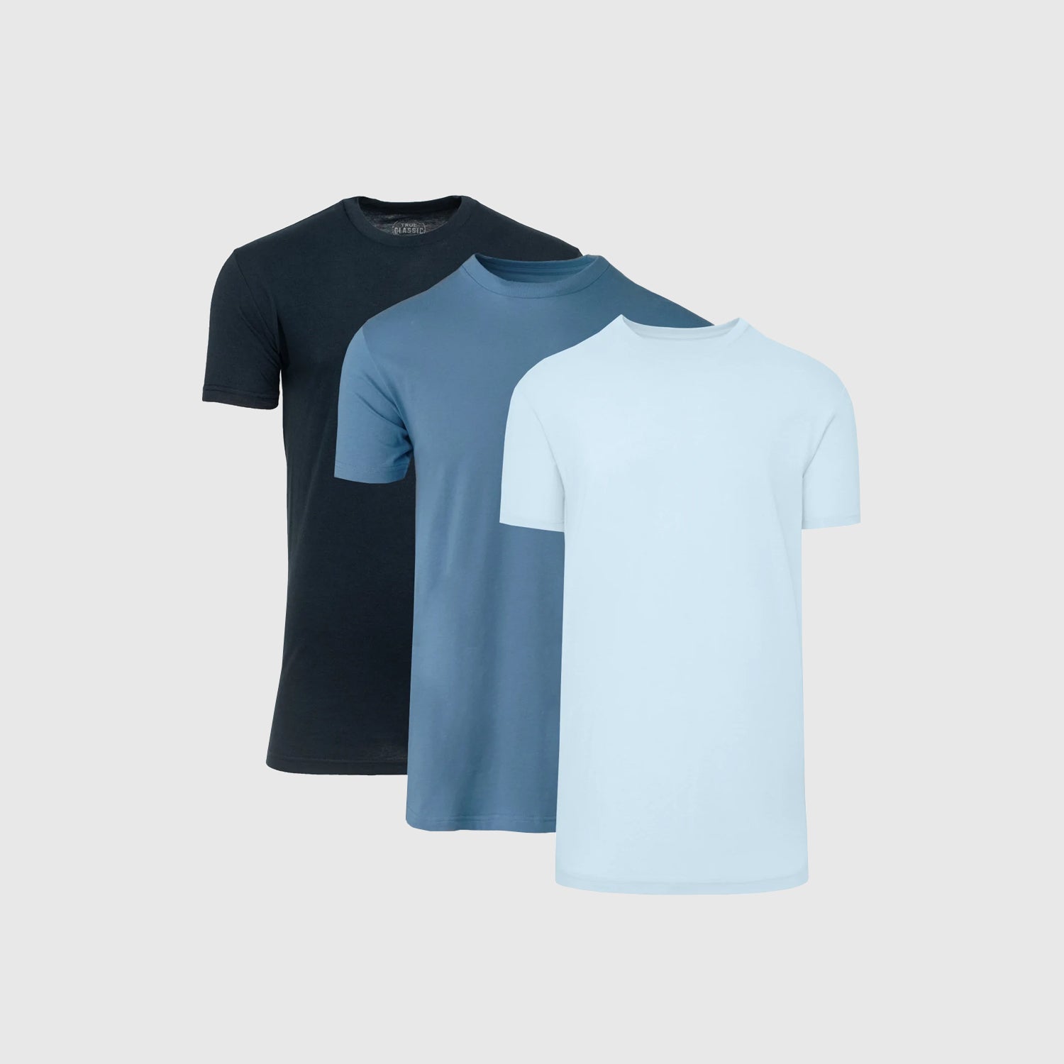 afslappet Solformørkelse forår The All Blue Tall Round Hem Crew Neck T-Shirt 3-Pack – True Classic