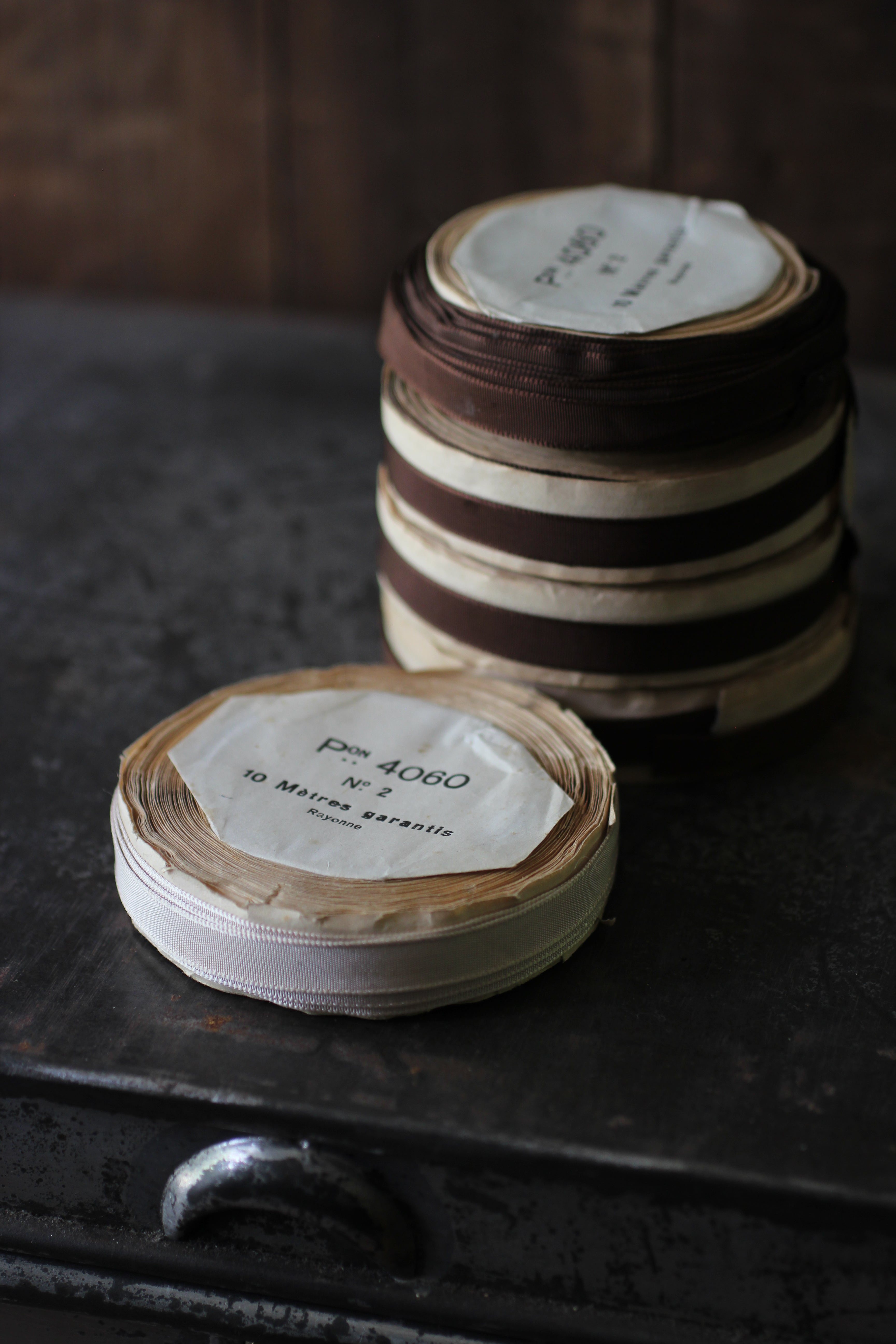 Vintage French Ribbon on Roll No 2 | discoverattic