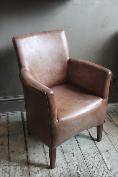 Italian Leather Chair | discoverattic