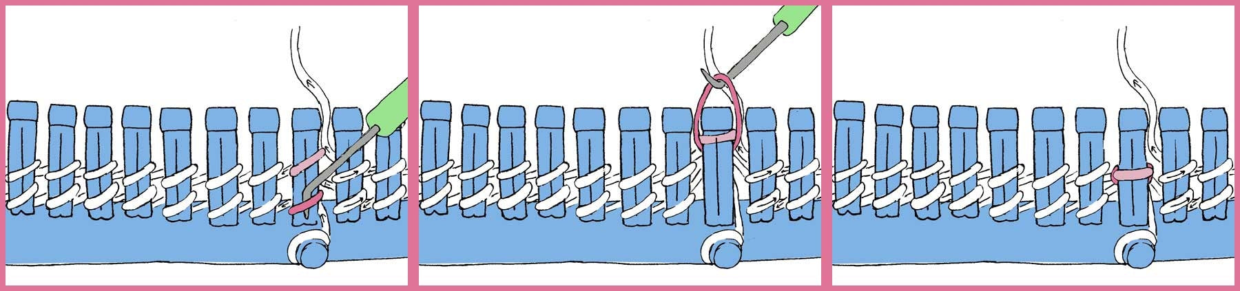 how to knit on a loom how to knitting loom knit stitch on round loom