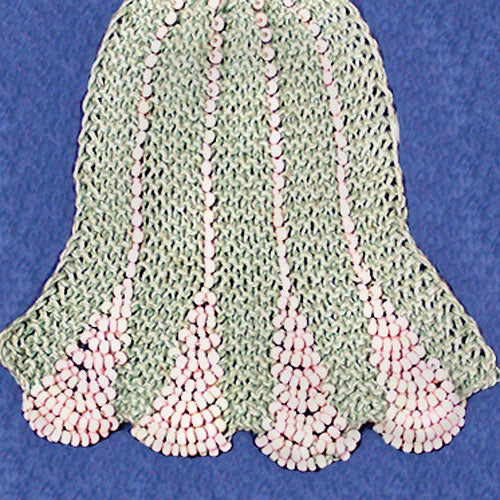 beaded scarf knitting pattern, knitting with beads