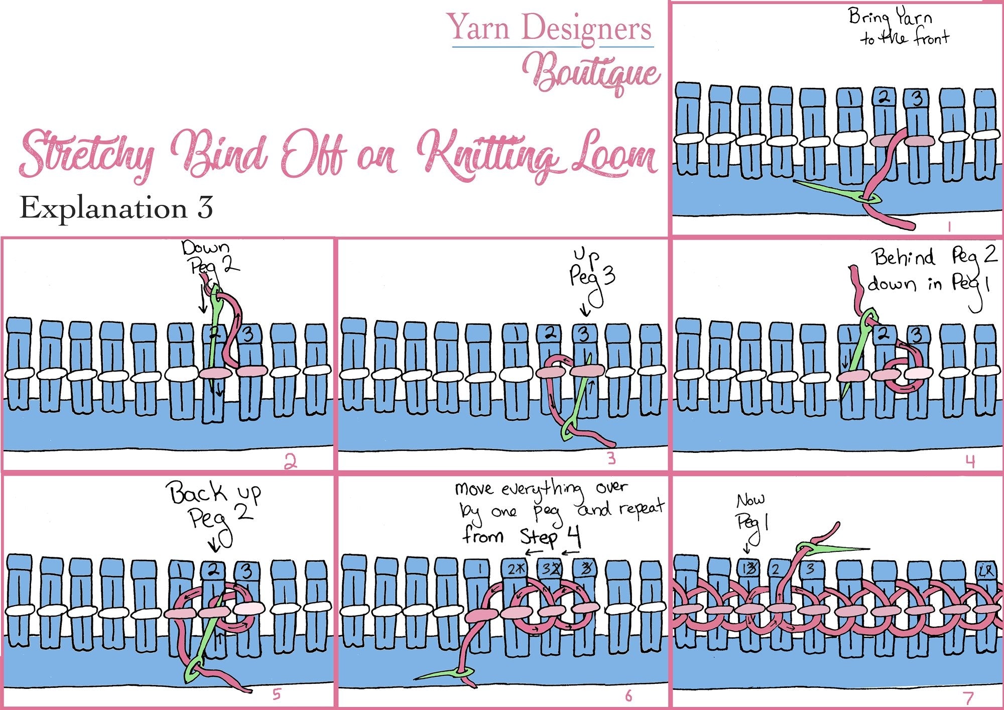 how to do a stretchy bind off on a knitting loom legwarms wrist cuff hat stretch bind off