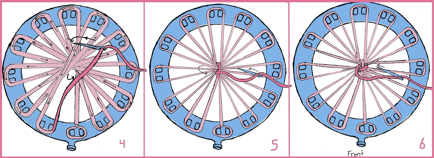 How to Circular Weave on a Round Knitting Loom