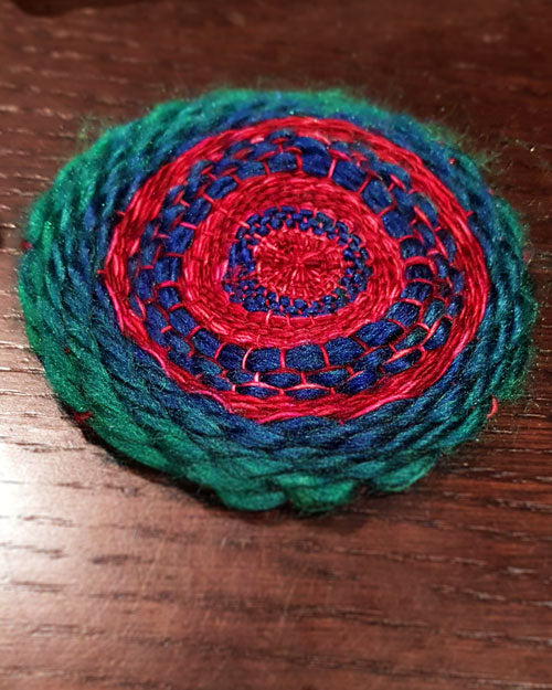 diy woven coasters how to weave a round coaster placemat