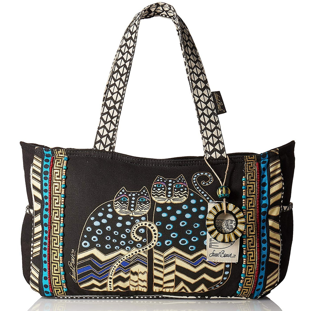 laurel burch cat tote bags