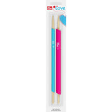 tube turner pink & turquoise prym love hollow tube & wooden stick for turning sewn tubes inside out