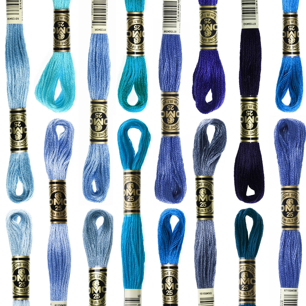 DMC 121 Variegated Delft Blue 6 Strand Embroidery Floss