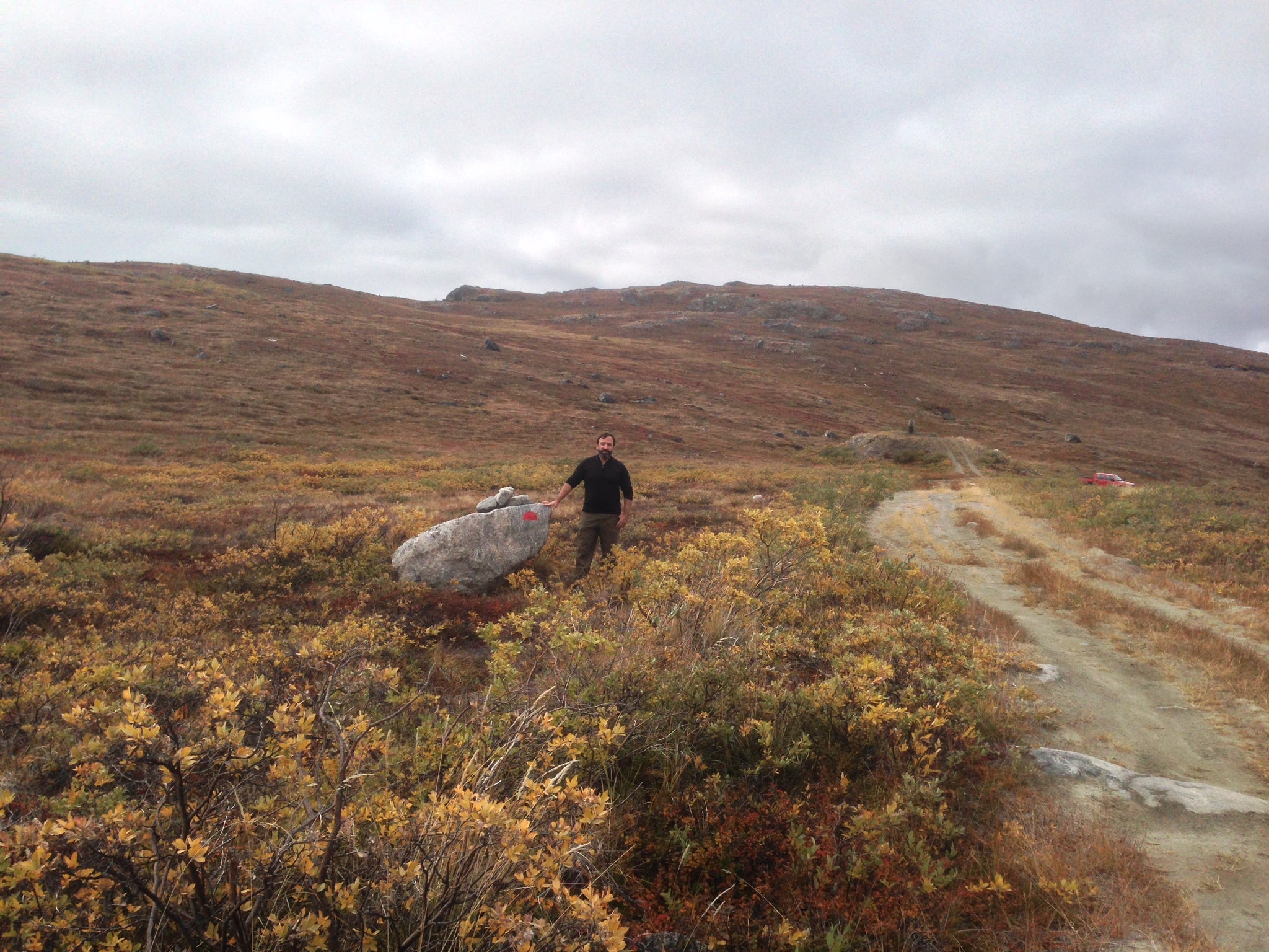 Beginning of the Arctic Circle Trail, Greenland near Kellyville, Greenland