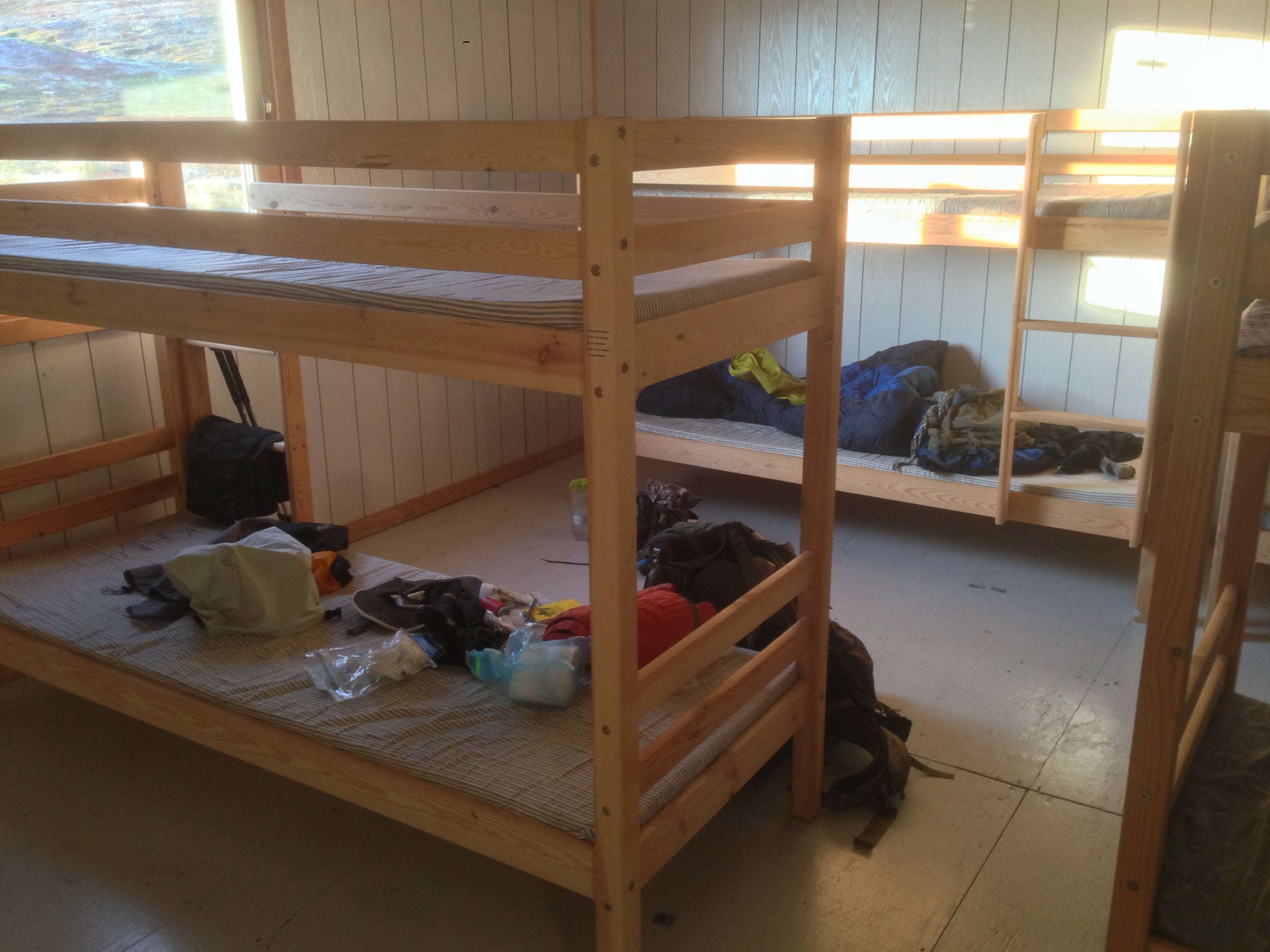 Inside the Canoe Center Hut, Arctic Circle Trail, Greenland