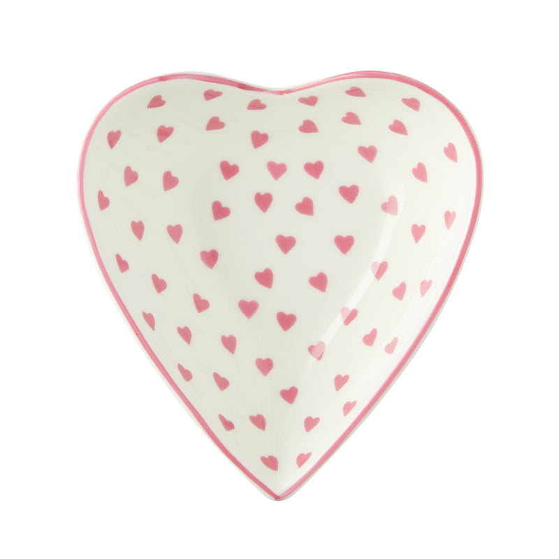 Small Heart Dish - Pink Heart – Nina Campbell