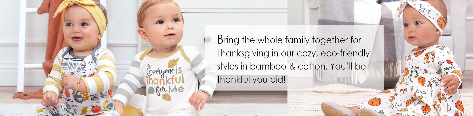 Thanksgiving bamboo clothes