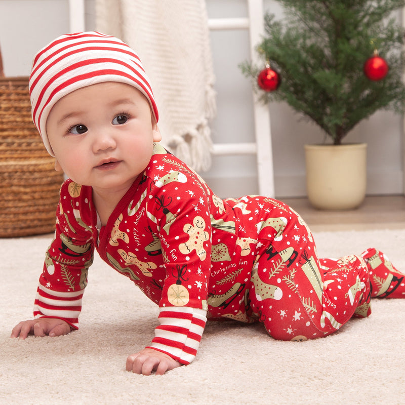 Christmas Collage Kid's Bamboo Pajama Set