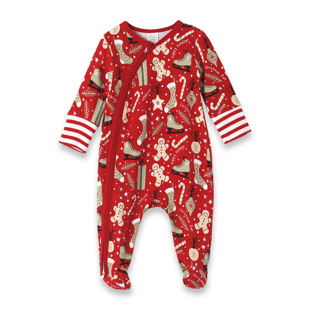 Christmas Collage Kid's Bamboo Pajama Set