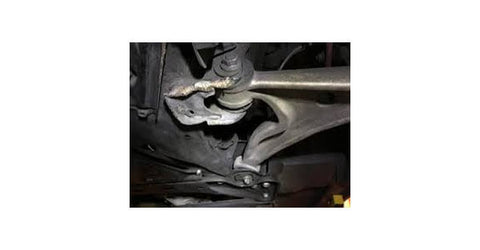 a control arm is bent or damaged