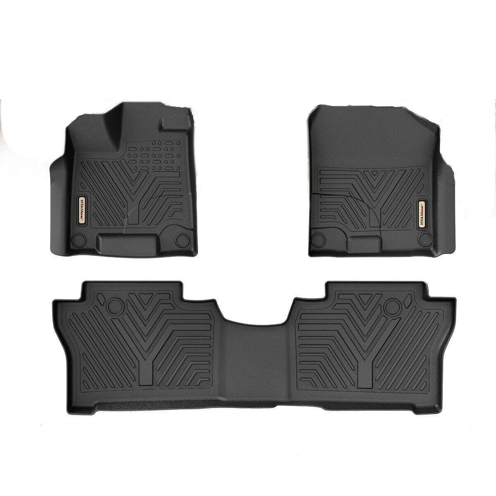 YITAMOTOR® 1923 Honda Passport Floor Mats, 1st & 2nd Row Floor Liners