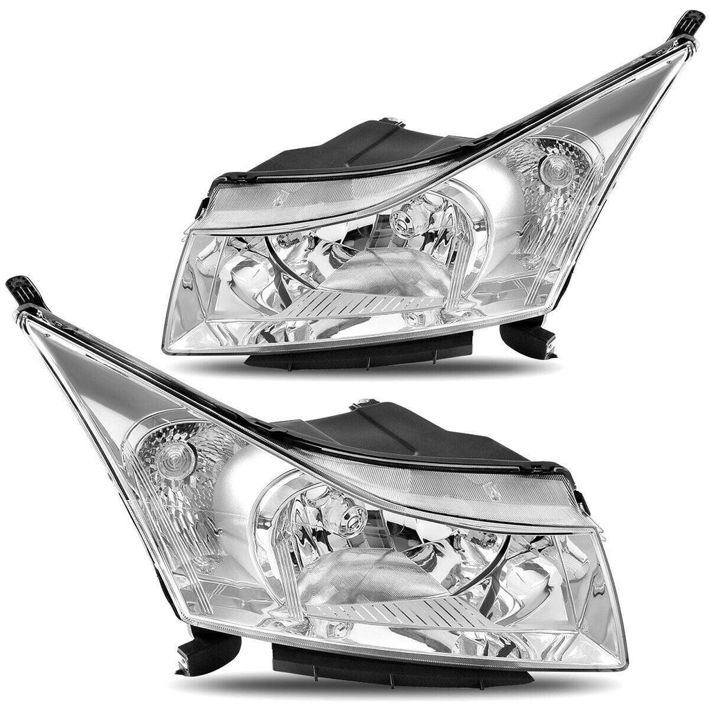 20112015 Chevy Cruze Chrome Headlights Lamps Left+Right