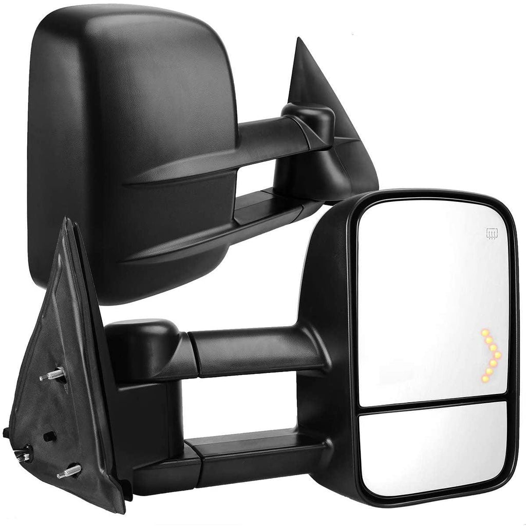 メール便対応！ 2003-2007 Chevy Silverado Suburban 1500 2500 3500 Tahoe GMC Sierra  1500 2500 3500 Yukon対応Motorhot Driver and Passenger Side View Mirror 