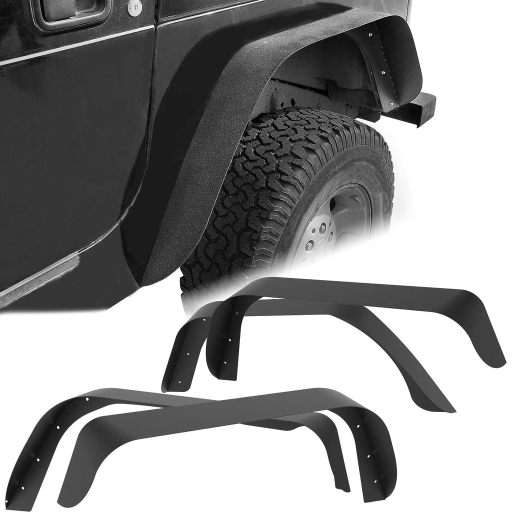 YITAMOTOR® Fender Flares for 97-06 Jeep Wrangler TJ 4 PCS – YITAMotor