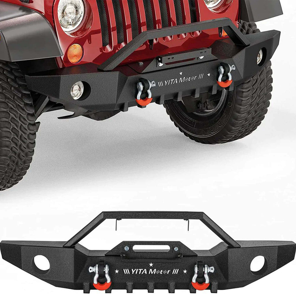 YITAMOTOR 2007-2018 Jeep Wrangler JK & JK Unlimited Front Bumper – YITAMotor