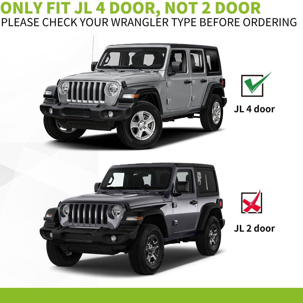 2018-2022 Jeep Wrangler JL Unlimited 4 Door 6” Running Boards-YITAMOTOR –  YITAMotor