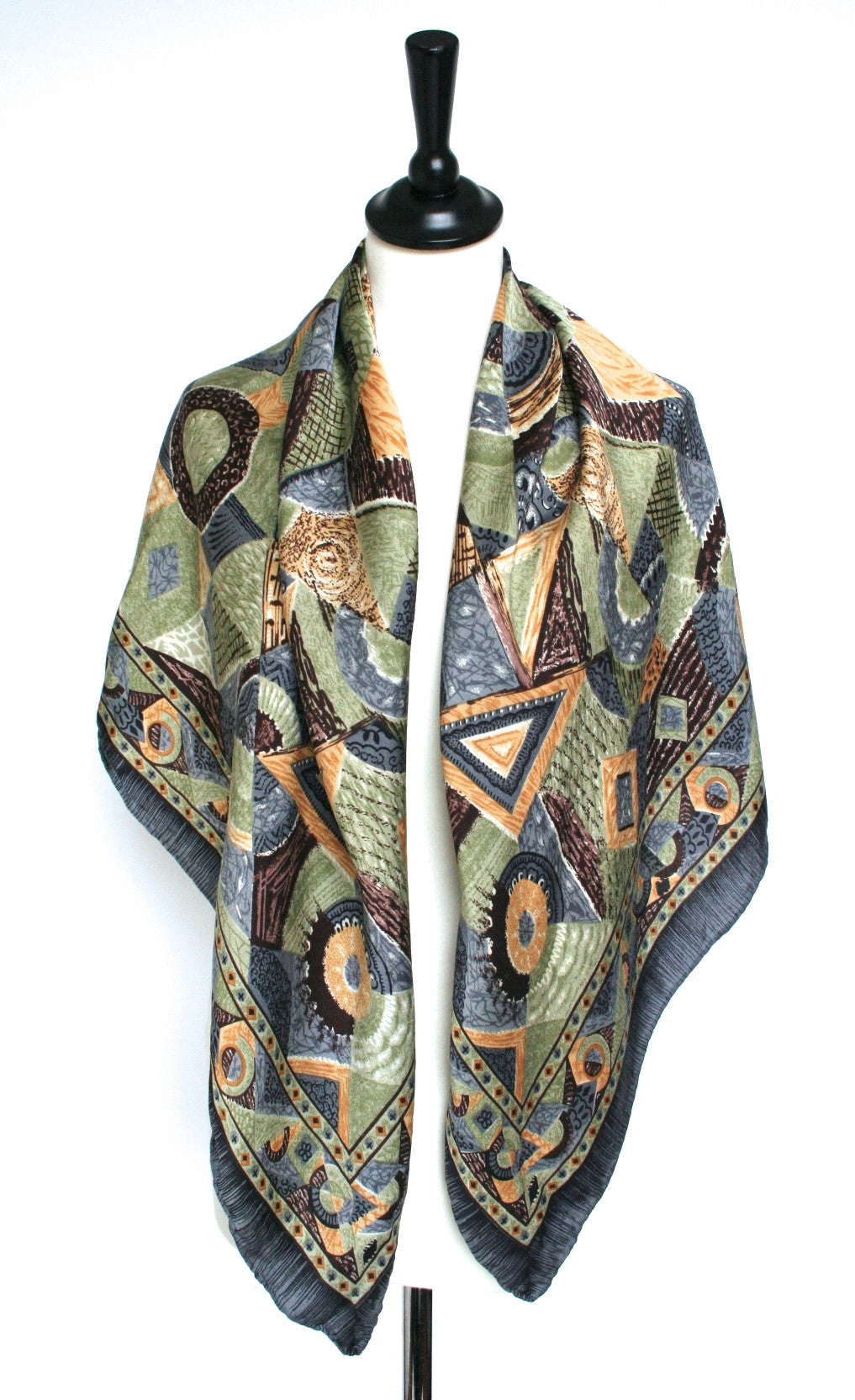 Louis Feraud - Abstract 'Psychedelic Explosion' print silk scarf - Lar –  Marshmallow Mountain