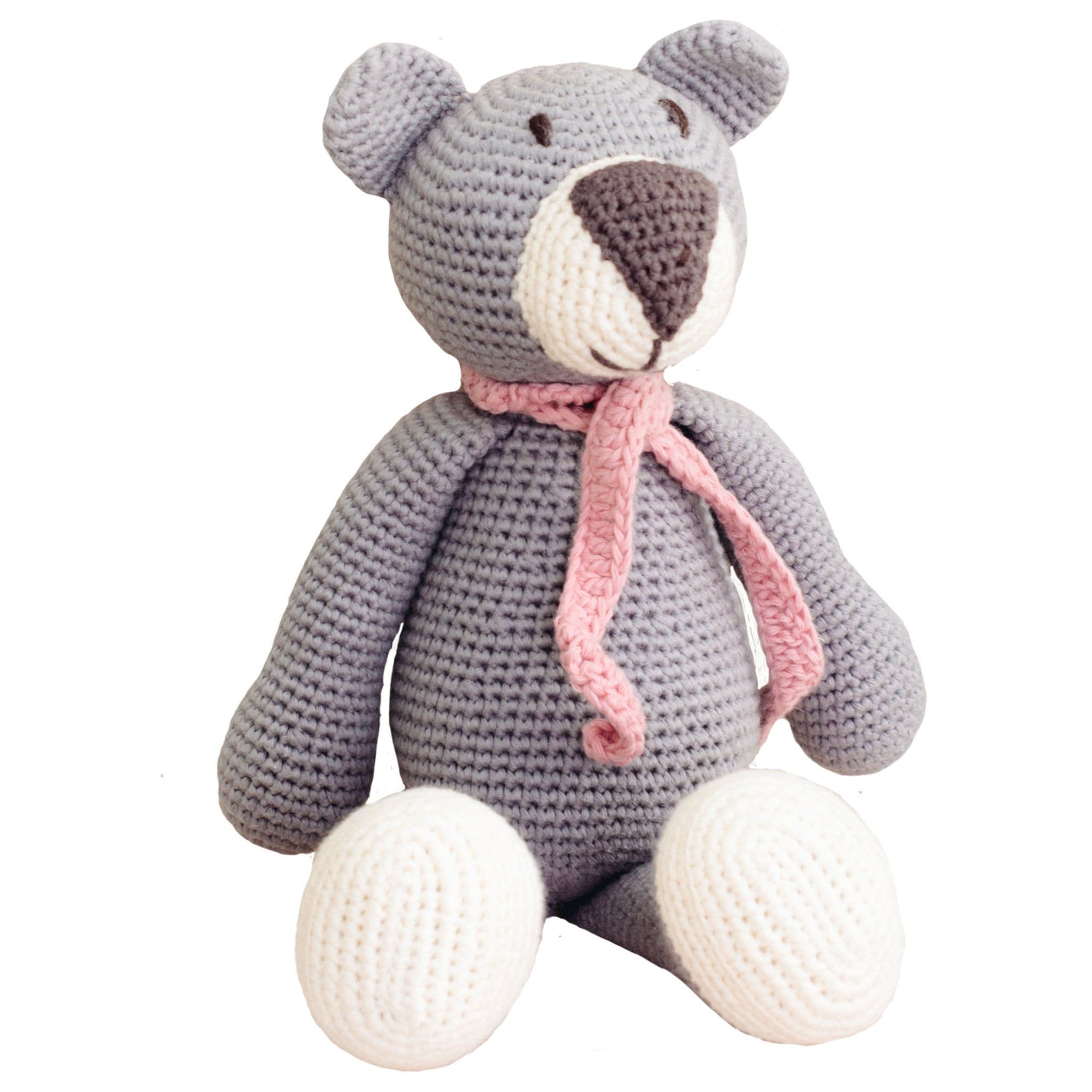 grey stuffed bear