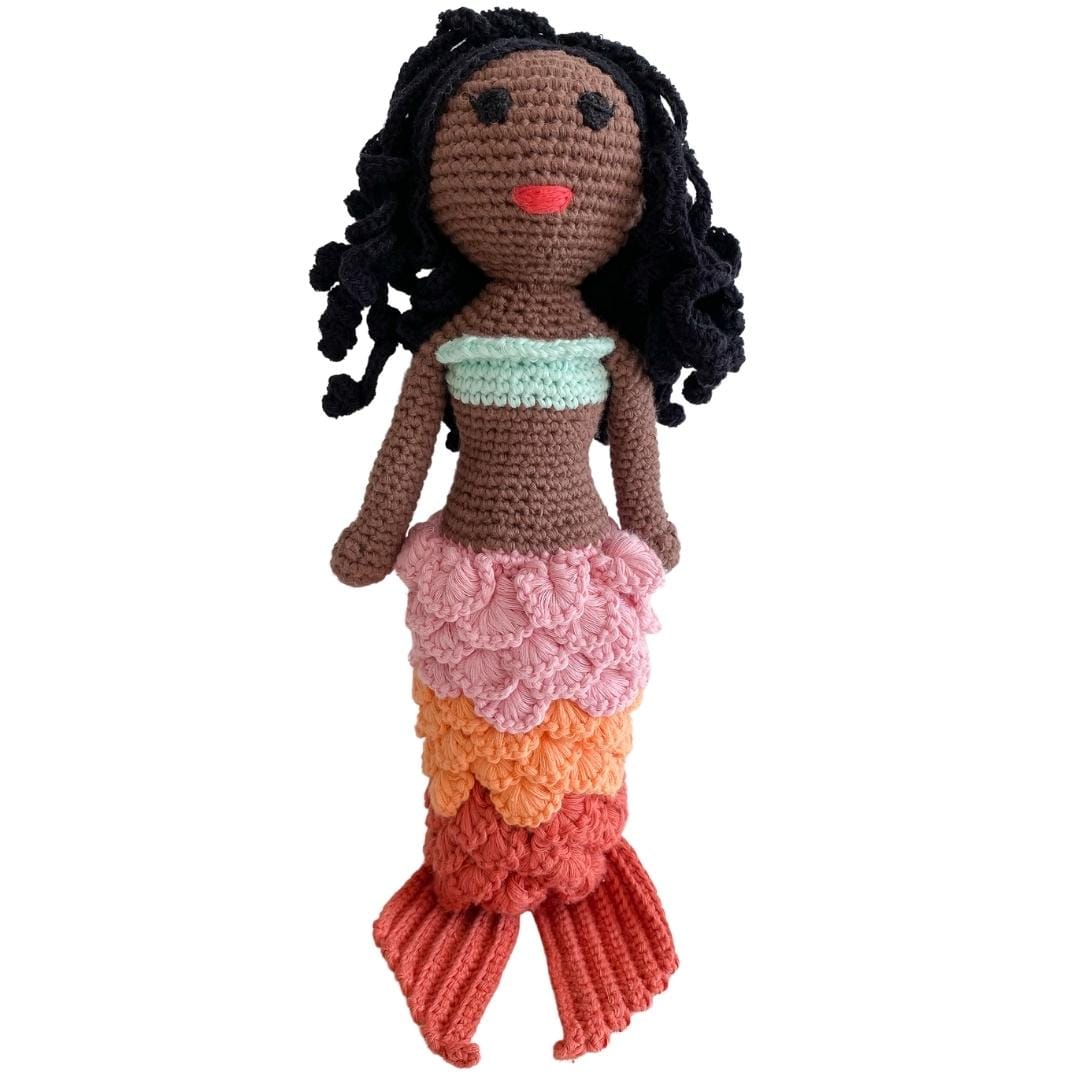 Azalea the Mermaid handmade plush organic toy 