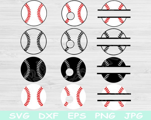 Baseball SVG, Baseball Template 0020