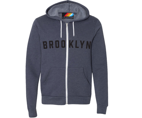 Youth Brooklyn Neighborhood Black Sweatshirt- Lots of