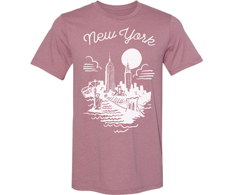 Happy Heather New is Sketch New My – York Charcoal Tee Place York in White Kids