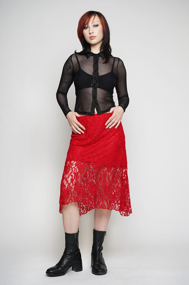 Shel Mesh Skirt - Leopard  Shop Noctex Made in Los Angeles