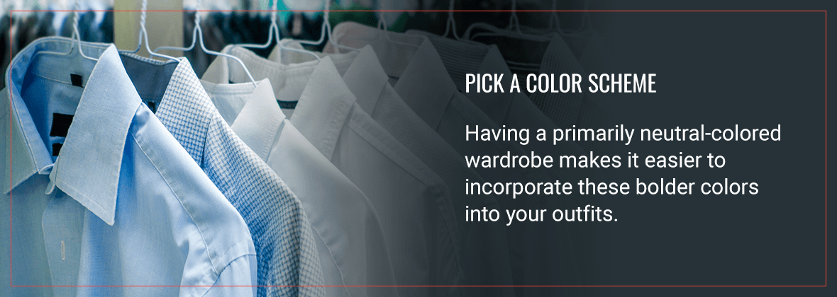 Pick a Color Scheme for Your Minimalist Wardrobe