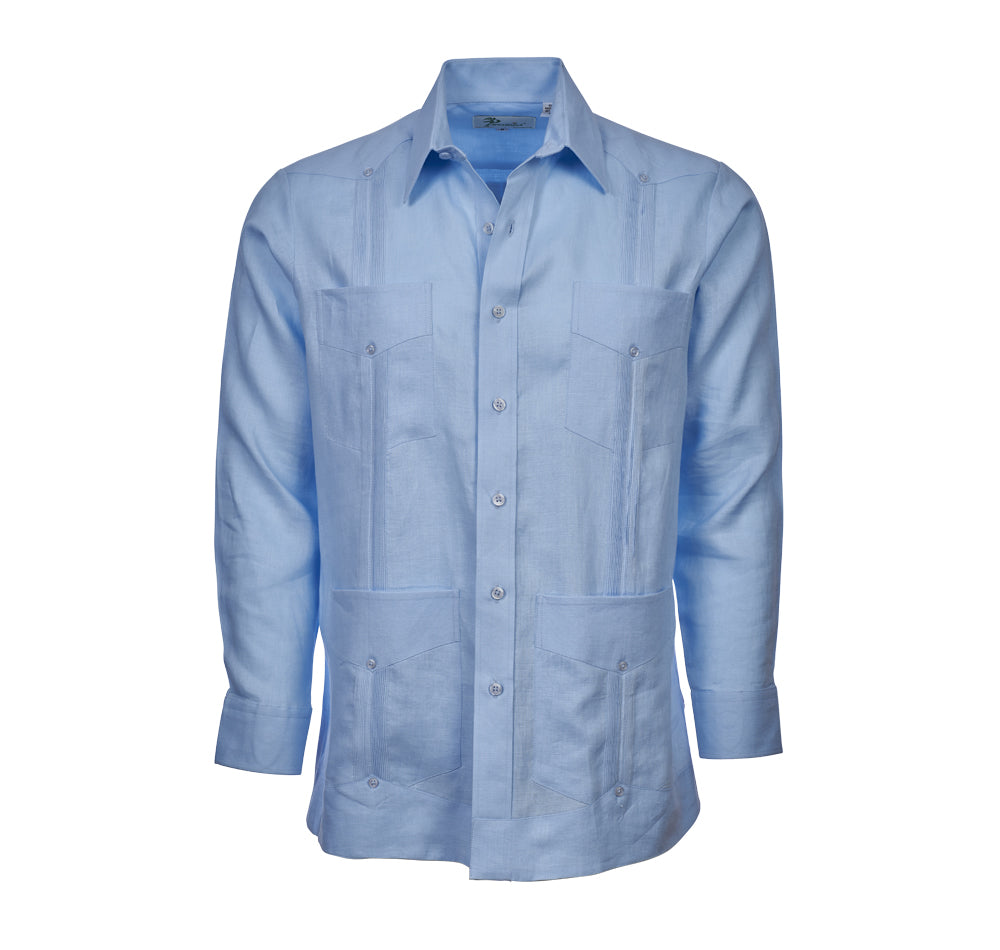 slim délavé irish linen shirt