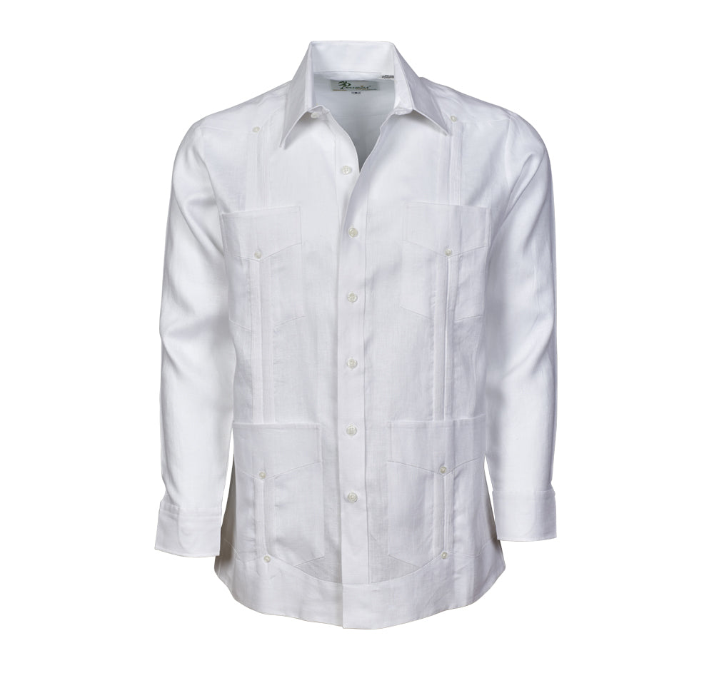 slim délavé irish linen shirt