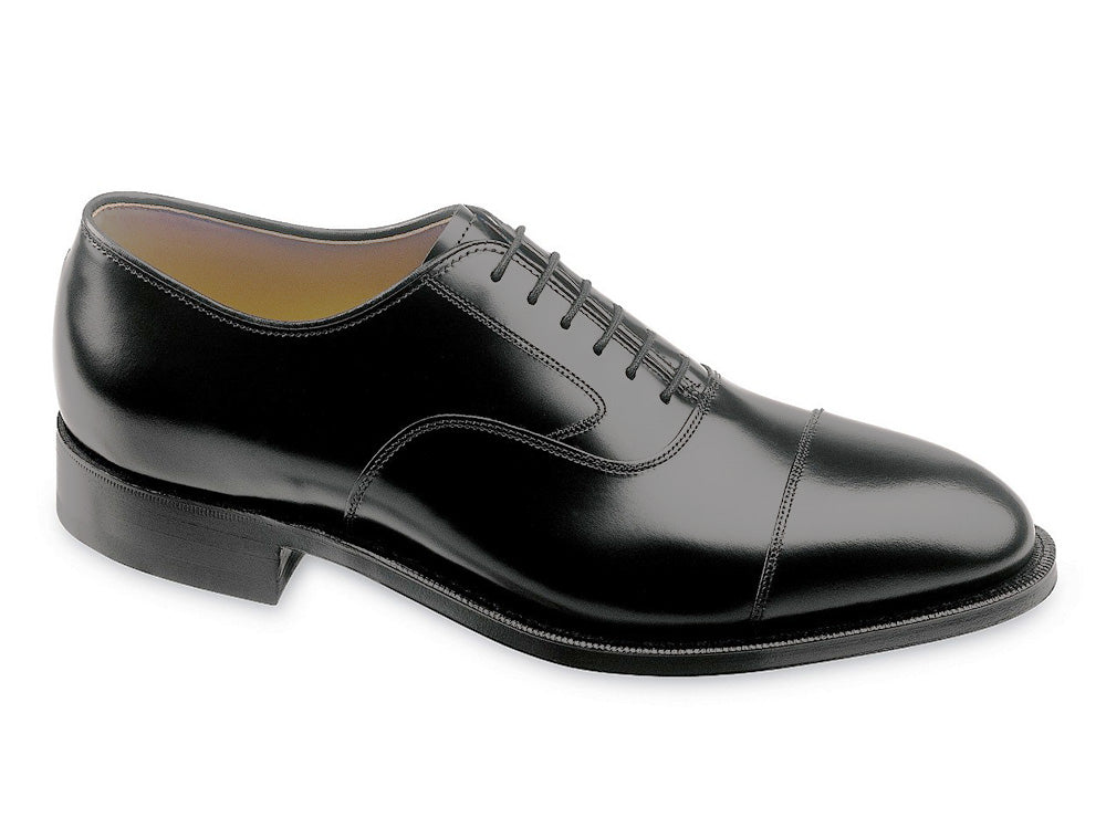 johnston and murphy black cap toe