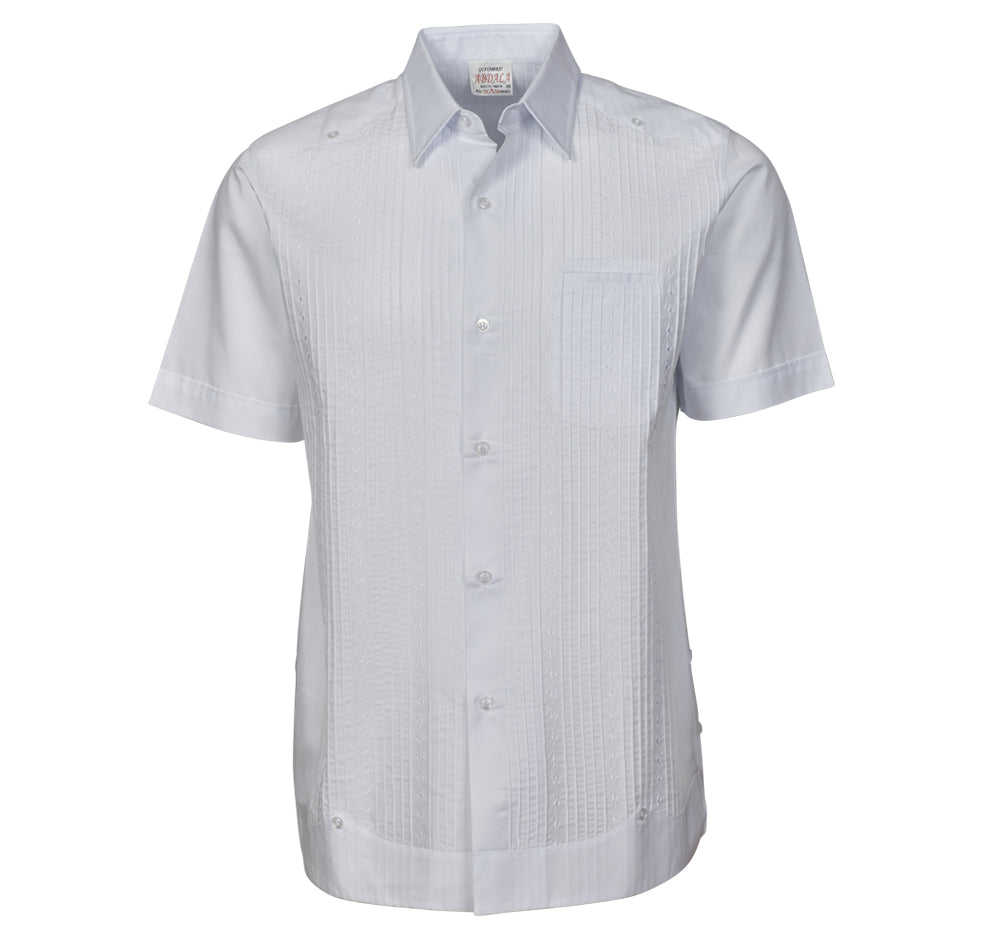 Presidente Short Sleeve Guayabera Shirts - Cigar Pocket and Pleats ...