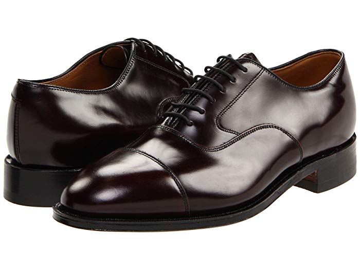 burgundy cap toe