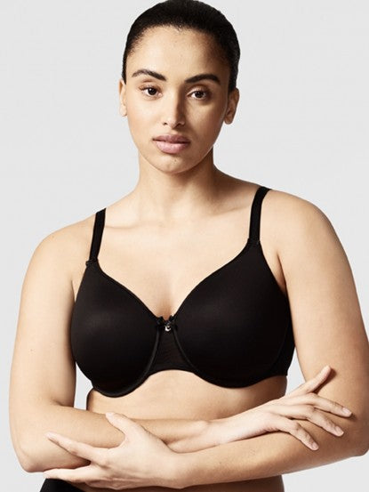 Chantelle Rive Gauche 3-Part Cup Underwire Bra - Black