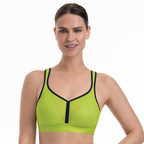 YIONTAN Running Sports Bra for Women with Wide Cross Strap Bras