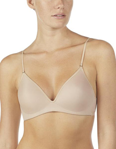 Leonisa Plunge Wireless Bras for Women - Seamless No Underwire Triangle Bra  Black : : Clothing, Shoes & Accessories