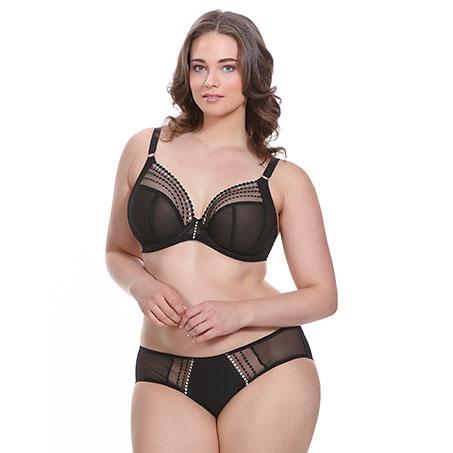 The Little Bra Company Lucia Lace Plunge Push-Up Bra