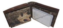 Load image into Gallery viewer, Kansas State Mossy Oak Camo Bifold Wallet
