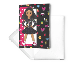 tween girl stationery- blank cards